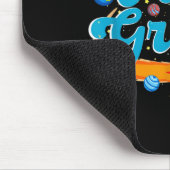 Back to school outer space teacher first grade マウスパッド (コーナー)