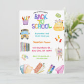 Back to school party 招待状 (スタンド正面)