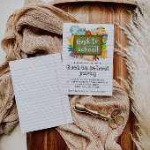 Back To School Party Invitation 招待状