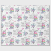 Back to School Pattern ラッピングペーパー (フラット)