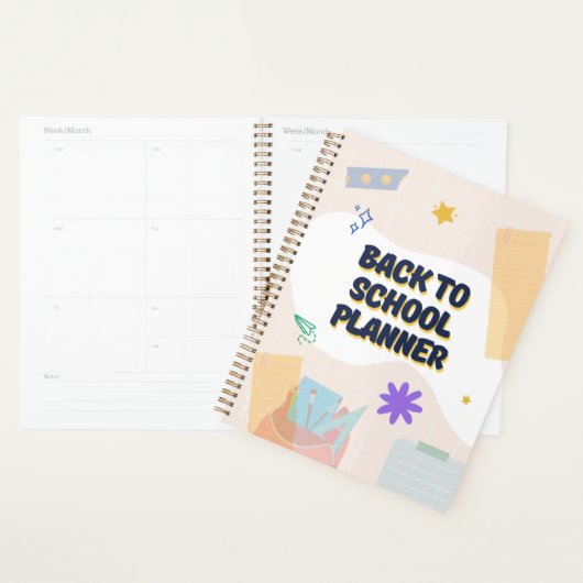 back to school Planner プランナー手帳 (ディスプレー)