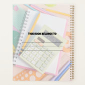 back to school Planner プランナー手帳 (裏面)