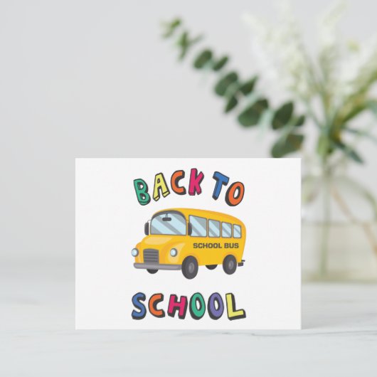 Back to school postcard ポストカード (スタンド正面)
