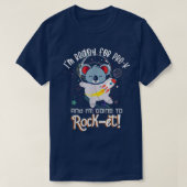 Back To School PreK Space Rocket Astronaut Koala L Tシャツ (デザイン正面)