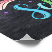 Back to School Printable Poster Sign ポスター (角)