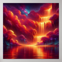 Back to School Radiant Crimson Sky ポスター