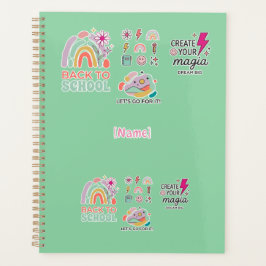 Back to School Rainbow / Regreso Arcoíris Escolar プランナー手帳