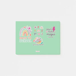 Back to School Rainbow / Regreso Arcoíris Escolar ポストイット