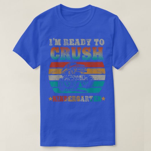 Back To School Ready To Crush Kindergarten Monster Tシャツ (デザイン正面)
