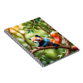 Back To School Red Panda Origami ノートブック (右側)