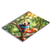 Back To School Red Panda Origami ノートブック (左側)