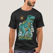 Back To School rex Dinosaur For Boys Girls Tシャツ (正面)