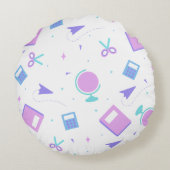 Back to School Round Pillow ラウンドクッション (裏面)