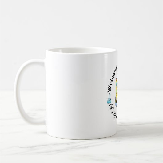 Back to School – Science Vibes Mug コーヒーマグカップ (左)