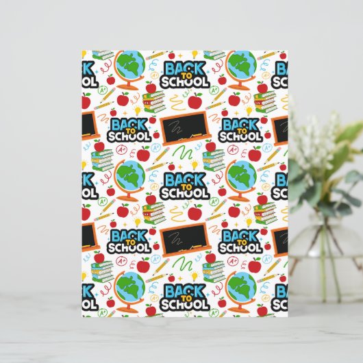 Back to School Scrapbook Paper (スタンド正面)