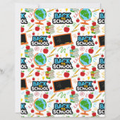 Back to School Scrapbook Paper (正面)