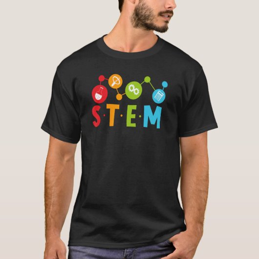 Back to School STEM Teacher Boys Girls Science Gee Tシャツ (正面)