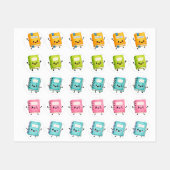 Back to School Stickers – Cute School Supplies & ラベル (シート)