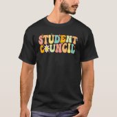 Back to School Student Council groovy Students Boy Tシャツ (正面)