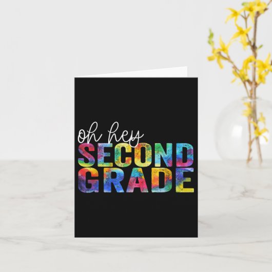 Back To School Students Teacher Oh Hey 2nd First G カード (黄色い花)