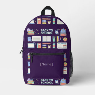 Back to School Supplies / Regreso Útiles Escolares プリントバックパック
