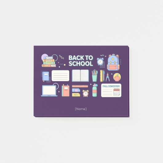 Back to School Supplies / Regreso Útiles Escolares ポストイット (正面)