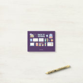 Back to School Supplies / Regreso Útiles Escolares ポストイット (デスク上)