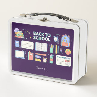 Back to School Supplies / Regreso Útiles Escolares メタルランチボックス