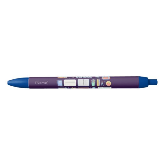 Back to School Supplies / Regreso Útiles Escolares 黒ボールペン (正面)
