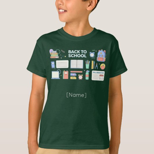 Back to School Supplies / Regreso Útiles Escolares Tシャツ (正面)