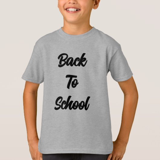 Back to school  tシャツ (正面)