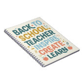 Back to School Teacher gift ノートブック (右側)