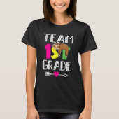 Back To School Team 1st Grade Cute Sloth  Kids Tシャツ (正面)