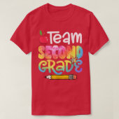 Back To School Team Second Grade Tie Dye 2nd Grade Tシャツ (デザイン正面)