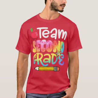 Back To School Team Second Grade Tie Dye 2nd Grade Tシャツ