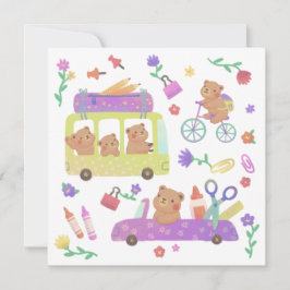 Back to School: Teddy's Ready for School シーズンカード