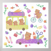 Back to School: Teddy's Ready for School ポスター (正面)