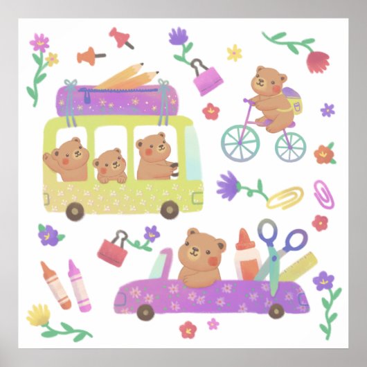 Back to School: Teddy's Ready for School ポスター (正面)