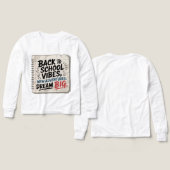 Back to School Vibes – Boys’ Dream Tee (デザイン 正面＆背面)