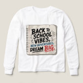 Back to School Vibes – Boys’ Dream Tee (デザイン正面)