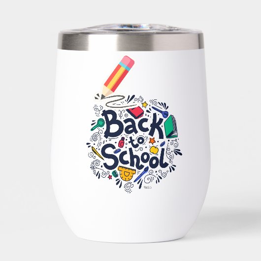 Back to school water bottle (正面)