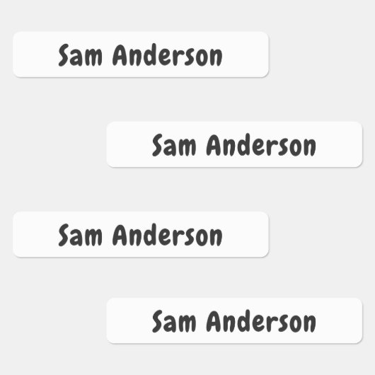 Back to School Waterproof Sticker Name Labels ラベル (グループ)