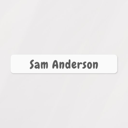 Back to School Waterproof Sticker Name Labels ラベル (デザイン2)