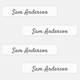 Back to School Waterproof Sticker Name Labels ラベル