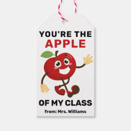 Back to School You're the apple of my class ギフトタグ