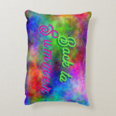 Back to Summer Vibrant Colors Accent Pillow アクセントクッション (裏面(縦))