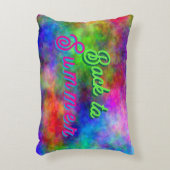 Back to Summer Vibrant Colors Accent Pillow アクセントクッション (正面(垂直))