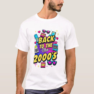 Back to The 2000s Retro Design Vintage Theme Party Tシャツ