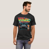 Back To The Future Cartoonスタイル Tシャツ (正面フル)