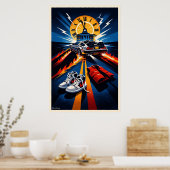 Back to the Future Inspired Symbolic Movie Poster ポスター (キッチン)